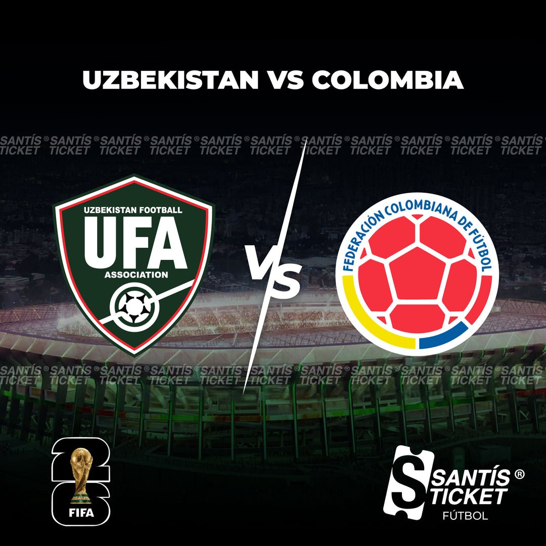 Uzbekistan vs Colombia – FIFA Tickets – MATCH 24 – CAT 2 – 06/17/2026